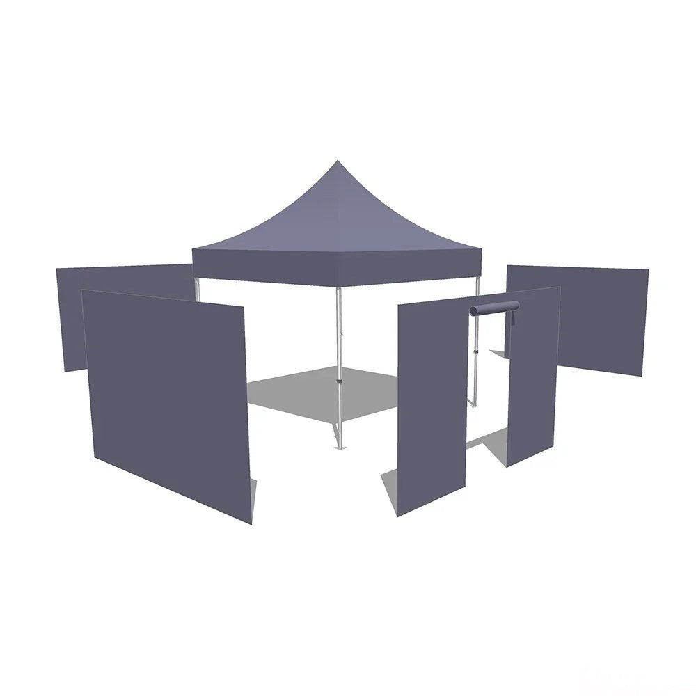 Pop up Gazebo PRO STEEL 3Mx3M with Side Walls